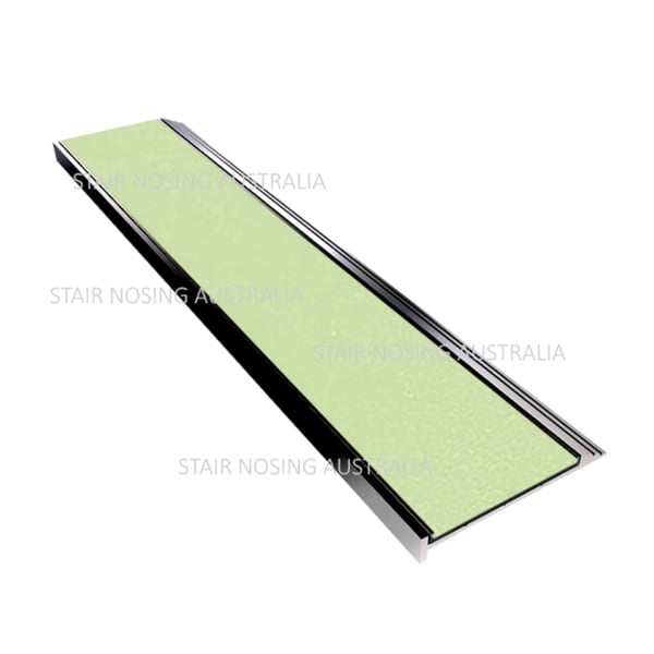 Photo luminescent anti-slip stair nosings