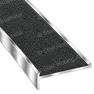 Recessed stair nosing