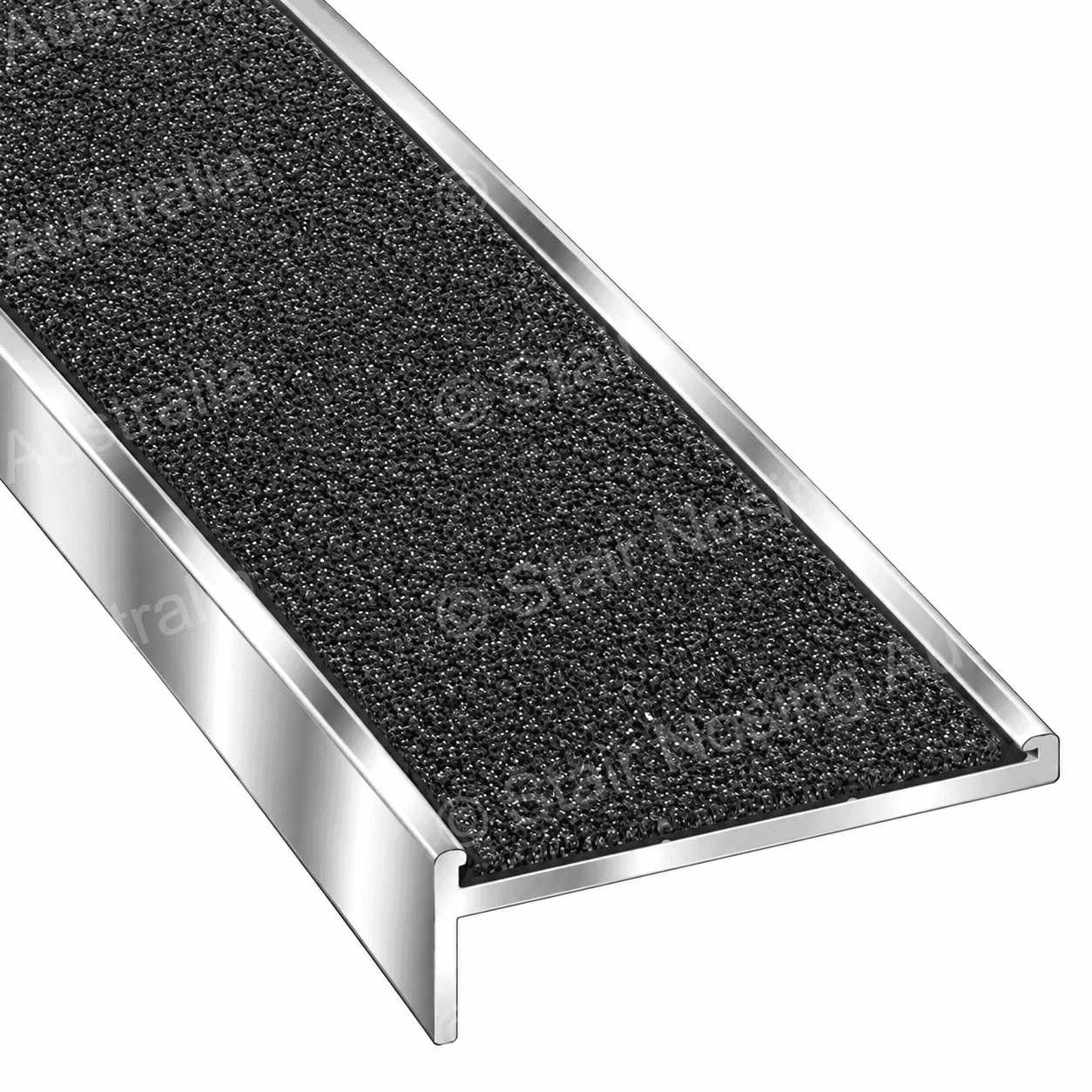 Recessed stair nosing