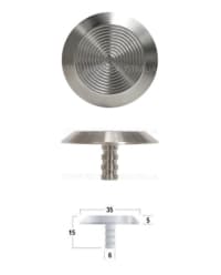 STAINLESS TACTILE STEEL STUDS