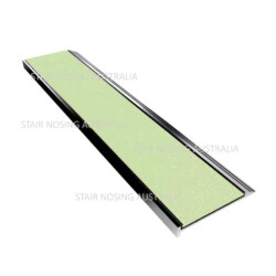 Photo luminescent anti-slip stair nosings