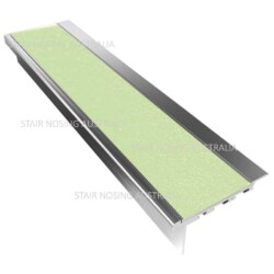 ALUMINIUM GLOW IN THE DARK STAIR NOSING