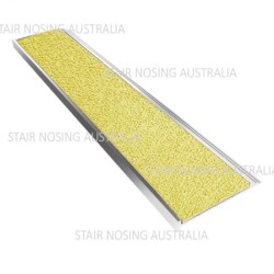 Surface mount external stair nosing