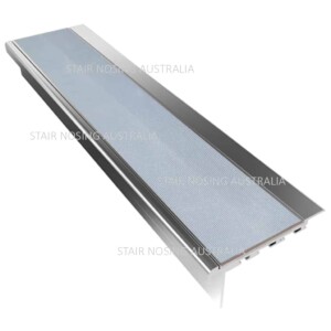 Carpet tile stair nosing