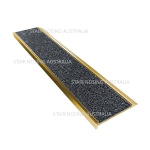 brass ceramic tile stair nosing