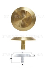 brass tactile stud