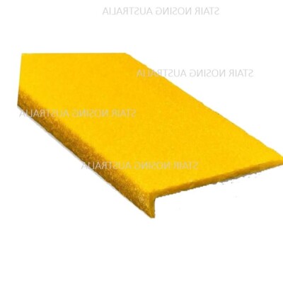 Bright yellow stair nosing enhances safety and visibility on stairs, ideal for commercial and industrial settings. Yellow stair nosing for slip-resistant safety in Australia.