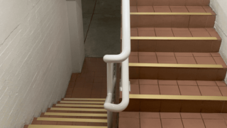 brass stair nosing for a home