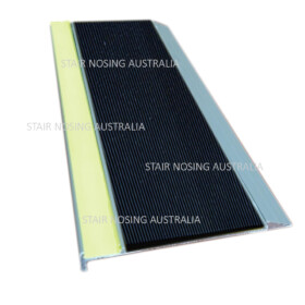 Photo luminescent stair nosing anti-slip stair nosing for safety and durability